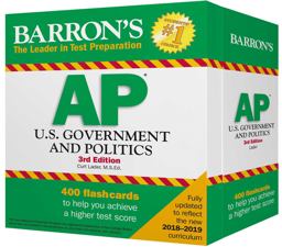 AP U. S. Government and Politics Flash Cards  9781438078816 Front Cover