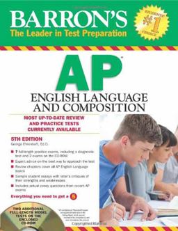 Barron's AP English Language and Composition with CD-ROM, 5th Edition 5th 9781438093147 Front Cover