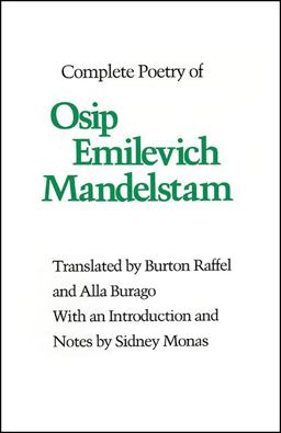 Complete Poetry of Osip Emilevich Mandelstam  9781438471662 Front Cover