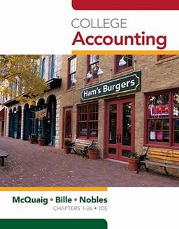 College Accounting, Chapters 1-24