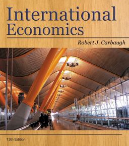 International Economics 13th 9781439038949 Front Cover