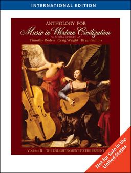 Anthology for Music in Western Civilization, Volume II