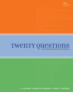 Twenty Questions An Introduction to Philosophy 7th 9781439043967 Front Cover