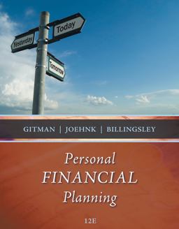 Personal Financial Planning 12th 9781439044476 Front Cover