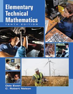 Elementary Technical Mathematics 10th 9781439046890 Front Cover