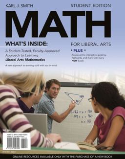 MATH for Liberal Arts (with Arts CourseMate with EBook Printed Access Card)