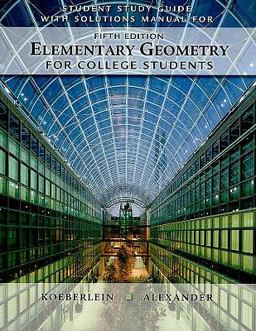 Elementary Geometry for College Students 5th 9781439047934 Front Cover