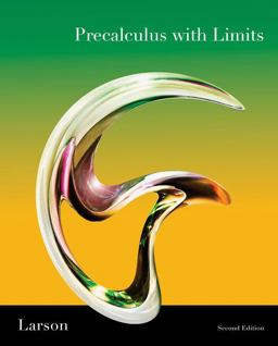 Precalculus with Limits 2nd 9781439049099 Front Cover