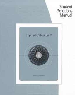 Applied Calculus SSM 5th 9781439049907 Front Cover