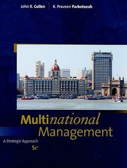 Multinational Management 5th 9781439080658 Front Cover