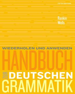 Handbuch Zur Deutschen Grammatik 5th 9781439082782 Front Cover