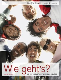 Student Activity Manual for Sevin/Sevin's Wie Geht's? 9th 9781439084007 Front Cover