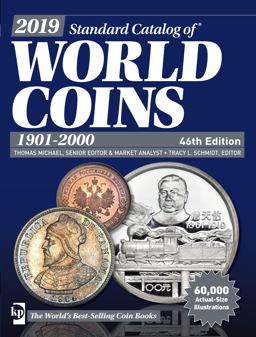 2019 Standard Cat World Coins 1901-2000 46th 9781440248580 Front Cover