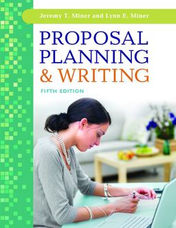 Proposal Planning and Writing, 5th Edition 5th 9781440829697 Front Cover