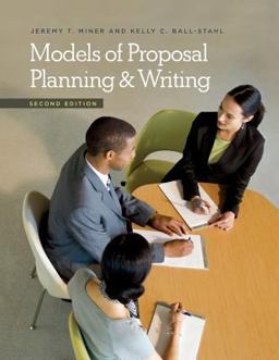 Models of Proposal Planning and Writing 2nd 9781440833939 Front Cover