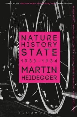 Nature, History, State 1933-1934  9781441116178 Front Cover