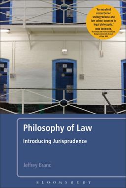 Philosophy of Law Introducing Jurisprudence  9781441141897 Front Cover