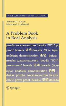 Problem Book in Real Analysis  9781441912954 Front Cover