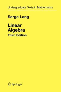 Linear Algebra 3rd 9781441930811 Front Cover
