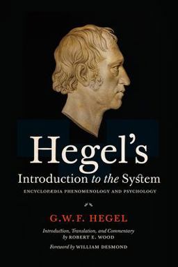Hegel's Introduction to the System Encyclopaedia Phenomenology and Psychology  9781442626058 Front Cover