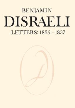 Benjamin Disraeli Letters Benjamin Disraeli Letters
