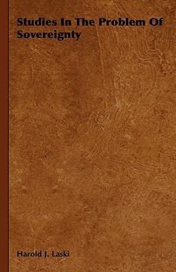 Studies in the Problem of Sovereignty