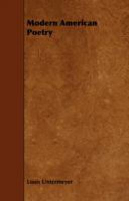 Modern American Poetry Modern American Poetry