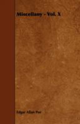 Miscellany - Vol. X