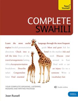 Complete Swahili Beginner to Intermediate Course Learn to Read, Write, Speak and Understand a New Language  9781444105629 Front Cover
