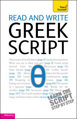 Read and Write Greek Script  9781444106138 Front Cover