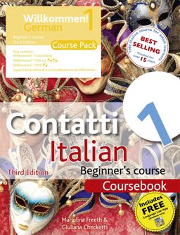 Contatti 1 Italian Beginner's Course 3rd Edition: Course Pack 3rd 9781444133134 Front Cover
