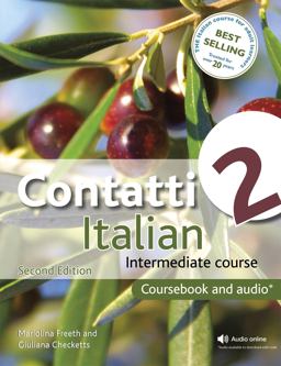 Contatti 2 Italian Intermediate Course 2nd Edition Revised: Coursebook and CDs 2nd 9781444139334 Front Cover