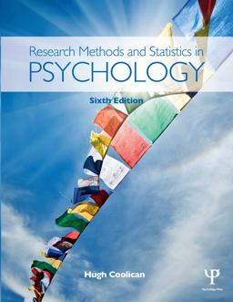 Research Methods and Statistics in Psychology Research Methods and Statistics in Psychology