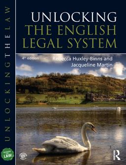 Unlocking the English Legal System Unlocking the English Legal System