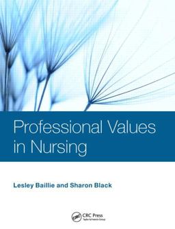 Professional Values in Nursing  9781444180619 Front Cover