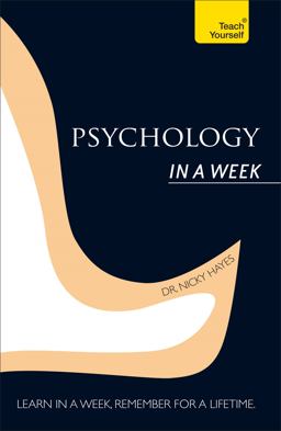 Psychology in a Week  9781444196160 Front Cover