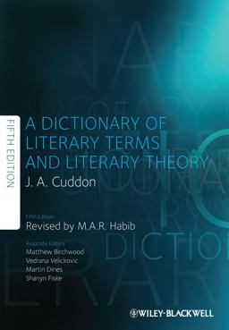 Dictionary of Literary Terms and Literary Theory 5th 9781444333275 Front Cover