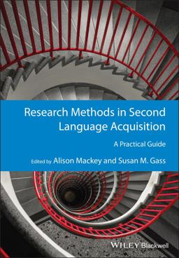 Research Methods in Second Language Acquisition A Practical Guide  9781444334272 Front Cover
