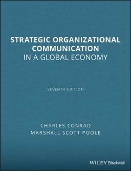 Strategic Organizational Communication In a Global Economy 7th 9781444338638 Front Cover