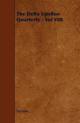 The Delta Upsilon Quarterly -