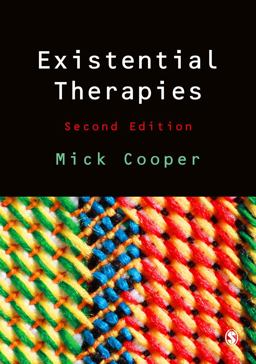 Existential Therapies 2nd 9781446201299 Front Cover