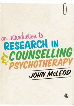 Introduction to Research in Counselling and Psychotherapy  9781446201411 Front Cover