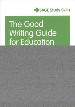 The Good Writing Guide for Education Students