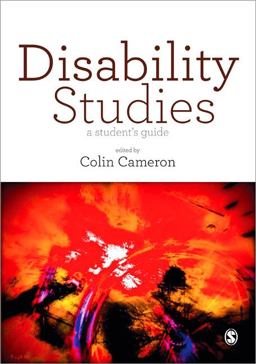 Disability Studies A Studentâ€²s Guide  9781446267677 Front Cover