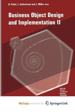 Business Object Design and Implementation II