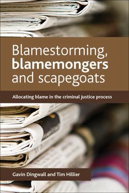 Blamestorming, Blamemongers and Scapegoats Allocating Blame in the Criminal Justice Process  9781447305002 Front Cover