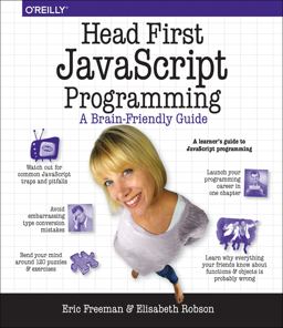 Head First JavaScript Programming A Brain-Friendly Guide  9781449340131 Front Cover