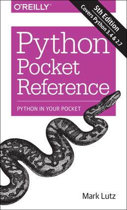 Python Pocket Reference Python in Your Pocket 5th 9781449357016 Front Cover
