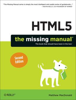 HTML5: the Missing Manual 2nd 9781449363260 Front Cover