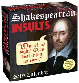 Shakespearean Insults 2019 Day-To-Day Calendar